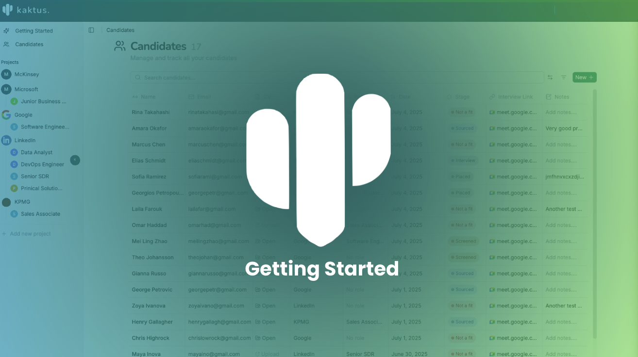 Kaktus Interview Platform Demo